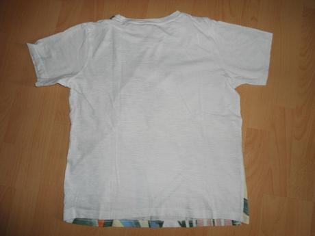 Biele letne chlapcenske tricko, 146