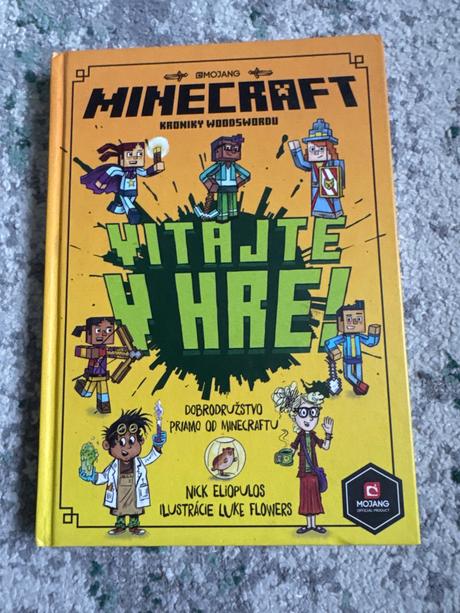 Minecraft vitajte v hre kniha,