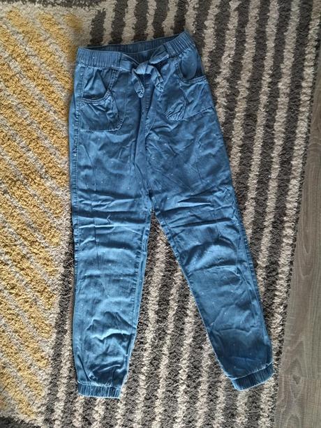 Bodkované riflové nohavice little kids, 134