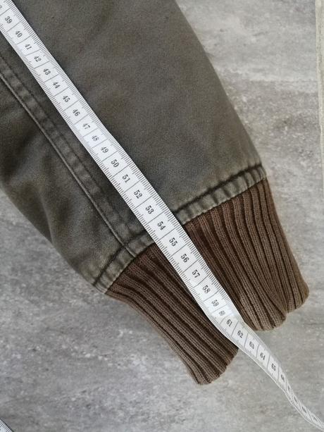 Khaki bunda v s-m, zateplená, podšitá, cherokee,s