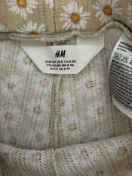 Kvietkované legíny, h&m,134