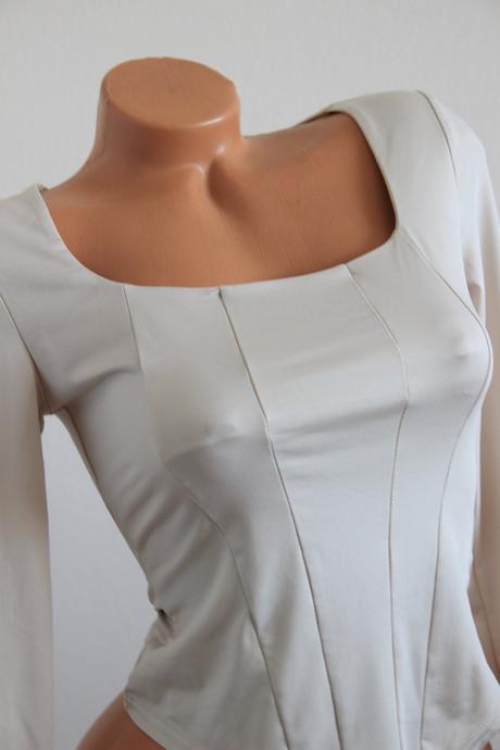 Béžový body top, s, s