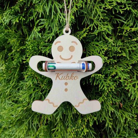 Vianočný karta na peniažky,