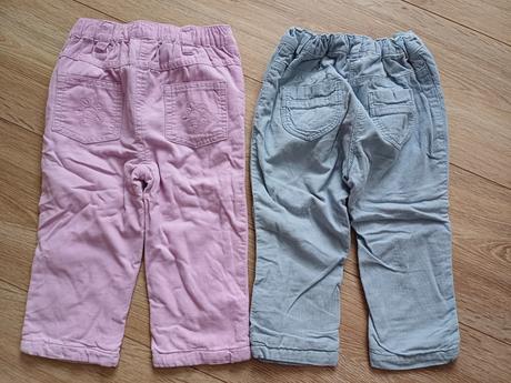 Menčestrové nohavice, c&a,86