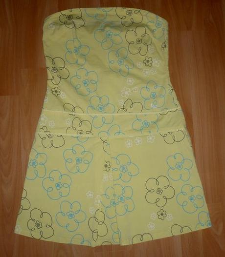 Žlté kvetové šaty, m