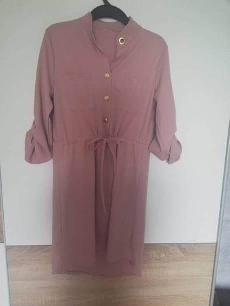 Ružové šaty s/m, m