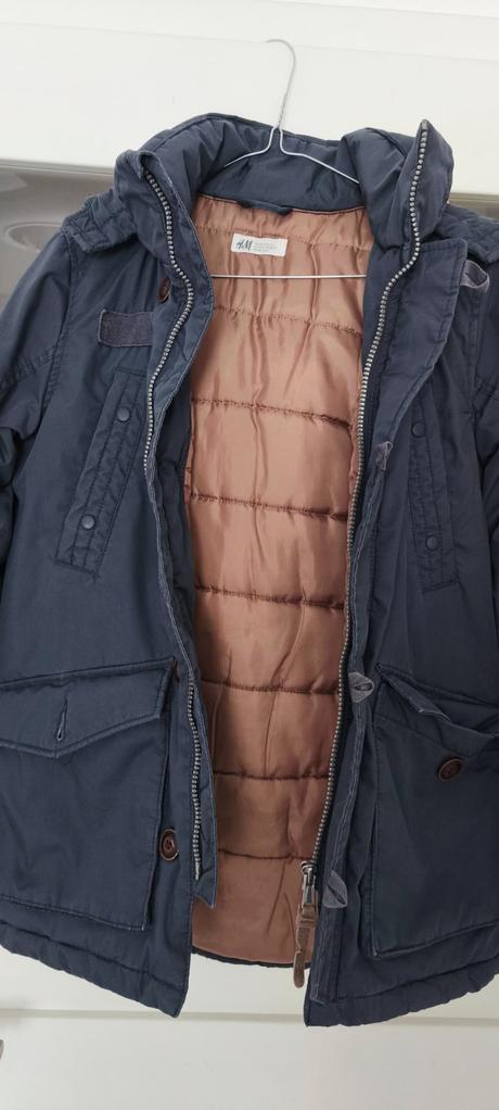 Dlhá zimná bunda/parka, h&m,146