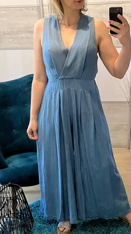 Rifľový overal so širokými nohavicami, l / m / s