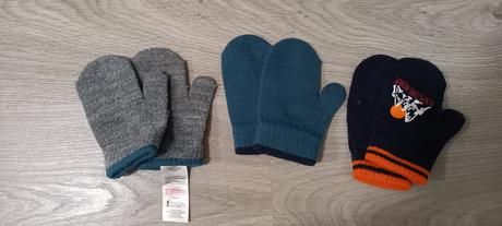 Chlapčenské rukavičky 3ks, univerzálna veľkosť, f&f