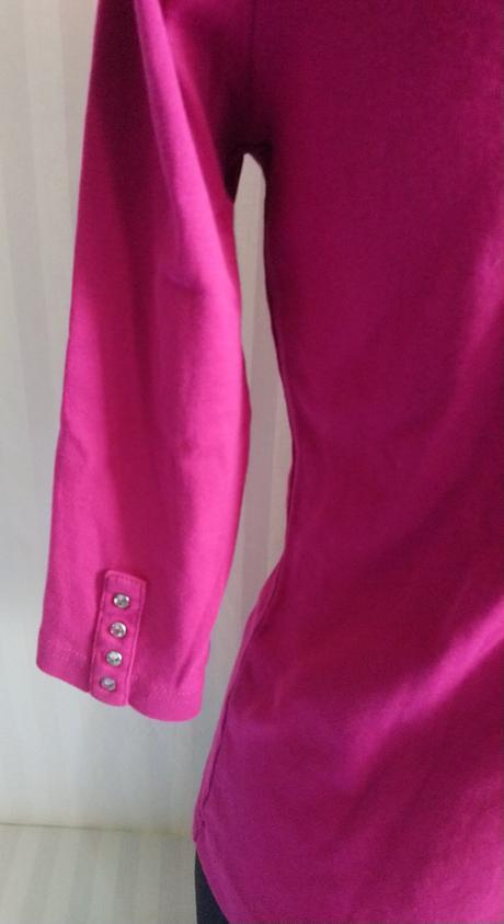 Dámsky elastický sýto ružový top, concept, m