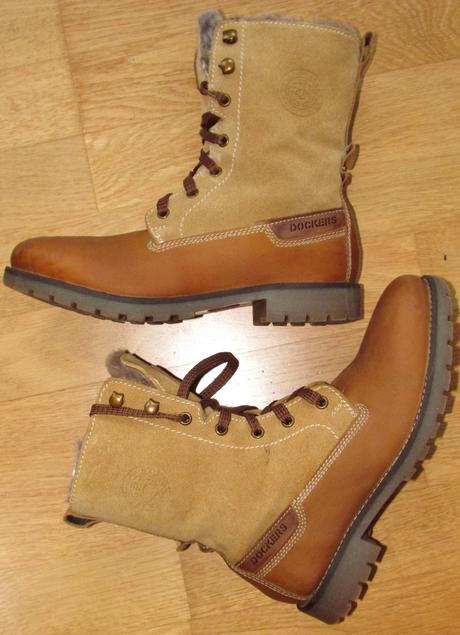 Teple kozene cizmy dockers, c. 40, 40