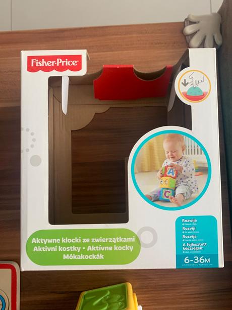 Aktívne kocky fisher price, 