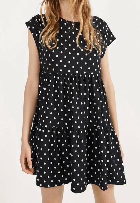 Bodkované šaty, bershka,xs