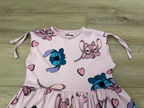 Šaty bez rukávov lilo&stitch sinsay 134, sinsay,134