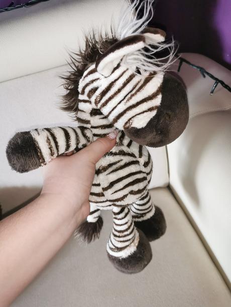 Safari plyšová zebra, žirafa, kôň, 