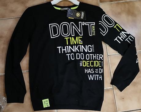 Detské tričko dont čierne, 110 - 176