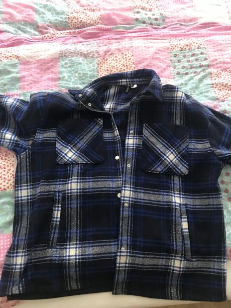 Bunda - košeľo bunda, h&m,l