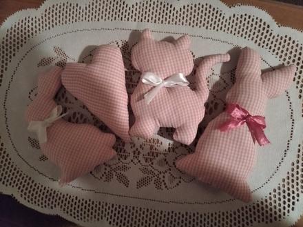 Ručné šité zvieratka,