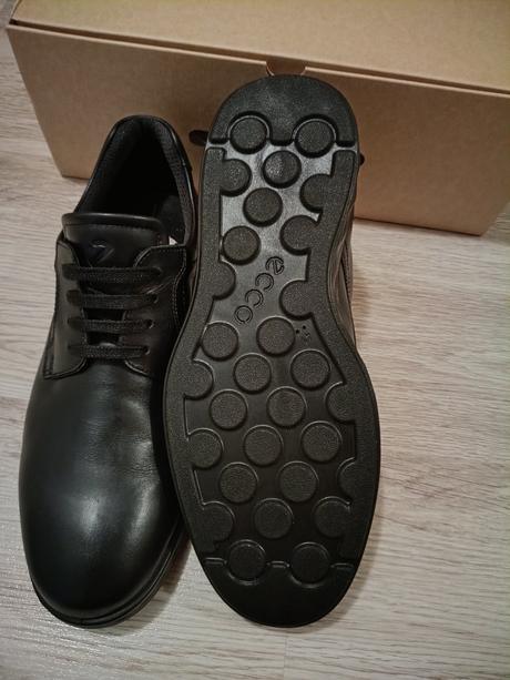 Celokožené topánky ecco gore tex, ecco,41