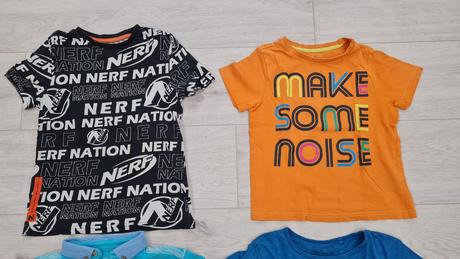 Balík tričiek veľkosť 122, 6 az 7 rokov. 6 kusov, next,122