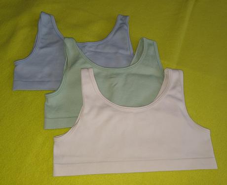 Dievčenské športové podprsenky - 3 kusy, c&a,134