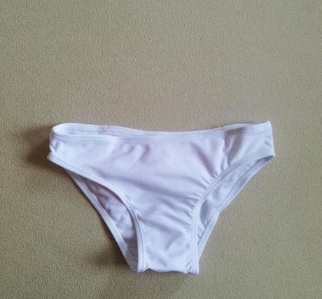 Brazilske biele bikiny s ruzovou maslou vel.s, s