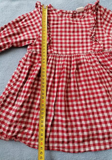 Károvane šaty, h&m,74