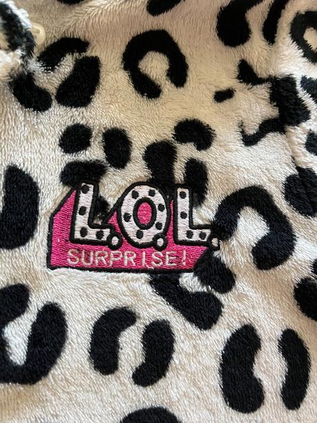 Teplé chlpaté pyžamko lol surprise 134/140, primark,134