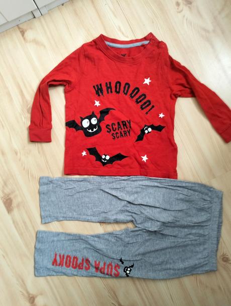 Pyžamo halloween 86/92, lupilu,86