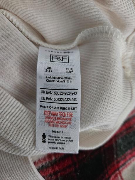 Teplé kárované šatočky f&f 98, f&f,98