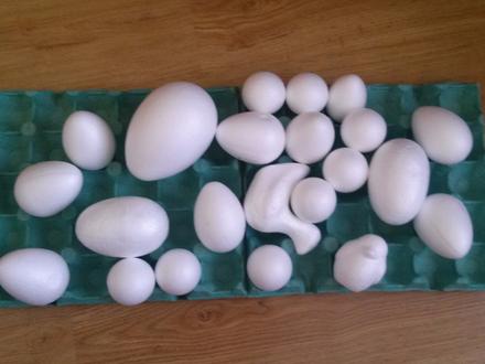 Polystyrénové tvarovky 22ks, 