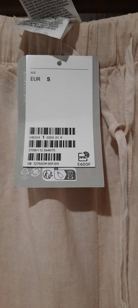 Nove, lanove, siroke nohavice v. s, s