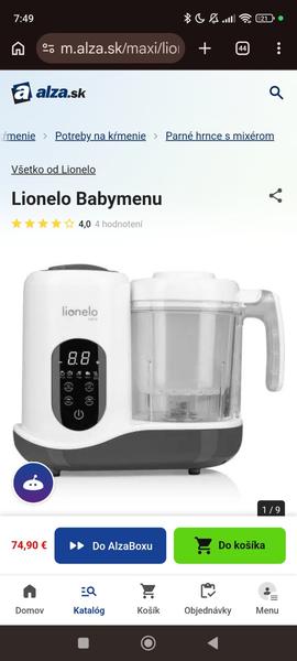 Skúsenosti s parným mixérom značky Lionelo?