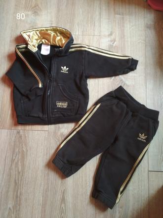 Hrubá tepláková súprava adidas veľ 80, adidas,80