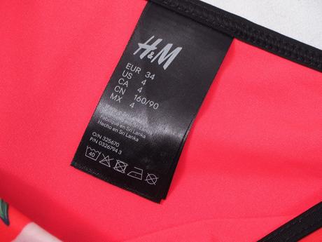 Kvalitné farebné plavky h&m, h&m,34
