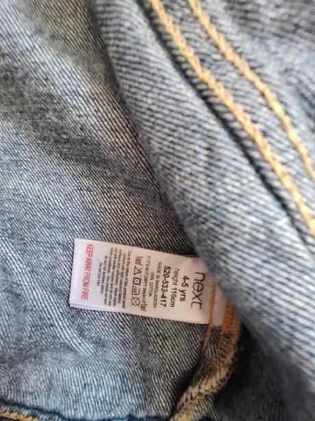 Chlapcenska riflova bunda, next,110