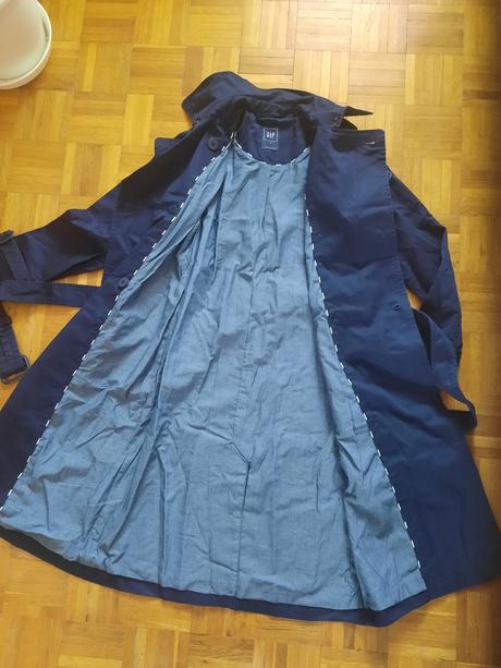 Dámsky dlhý trenčkot, gap,xs