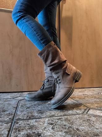 Dámske kožené čižmy, lasocki,36