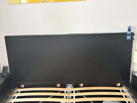 Posteľ malm ikea 140x200 cm + rošty, šírka (cm): 140,dĺžka (cm): 200