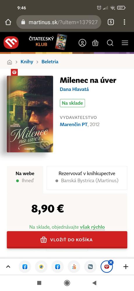 Knihy nádej v utajení, kvarteto a milenec na uver, 