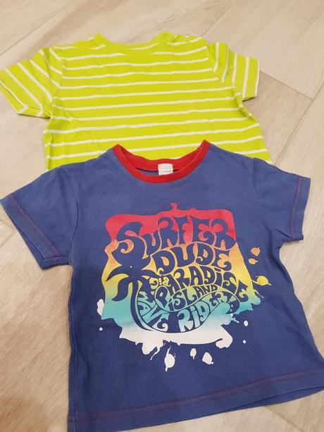 Sada chlapčenských tričiek veľkosť 86-92, 86