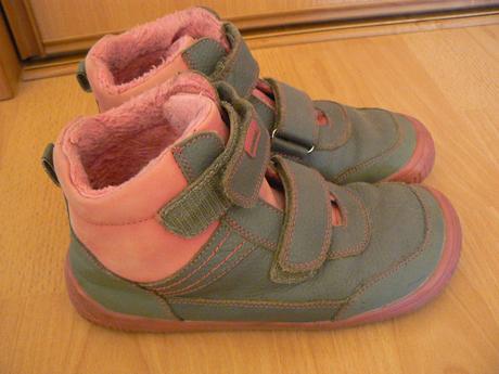 Dievčenské zimné topánky protetika barefoot, protetika,35