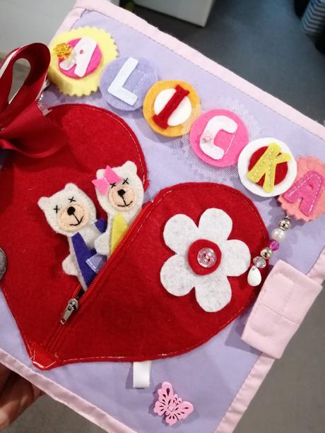 Šitá kniha quiet book,