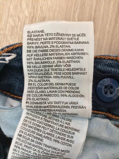 Rifle slim fit dievčenské h&m č.122, 6-7y, h&m,122