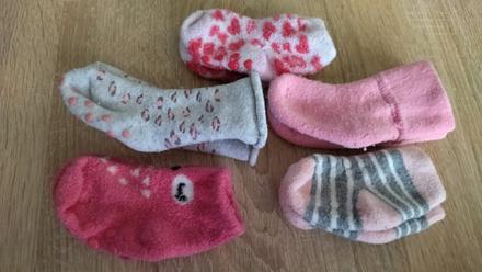 5x hrubé ponožky cca14-15,