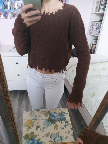 Biele rifle, denim,36