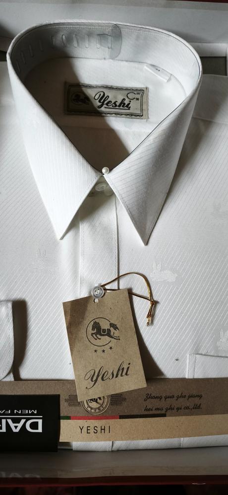 Pánska košeľa biela motív zajačik veľká noc, 42 - xxxl