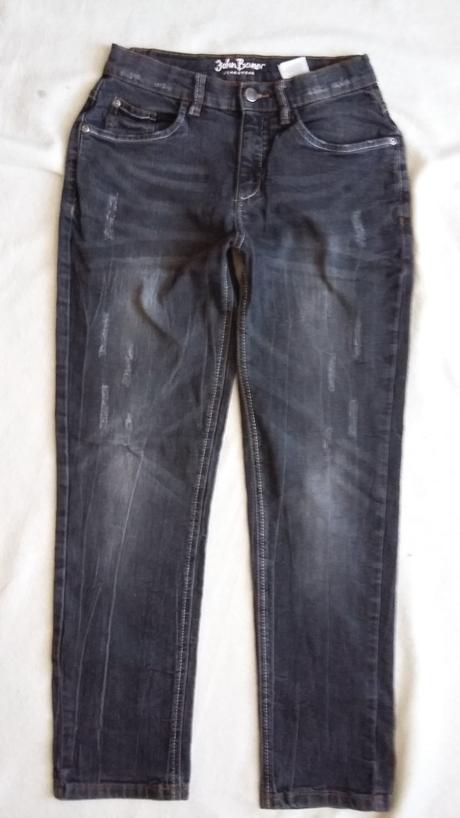 Detské rifle a mikina veľ. 152, bonprix,152