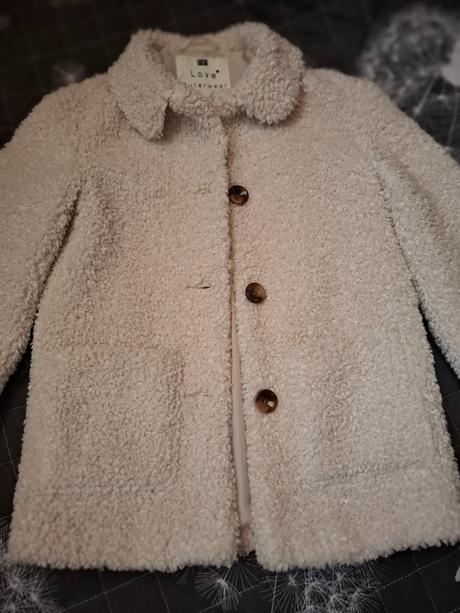 Chlpatkový kabátik, f&f,134