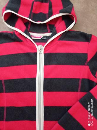 Pásikovaná mäkká mikinka, pepperts,146